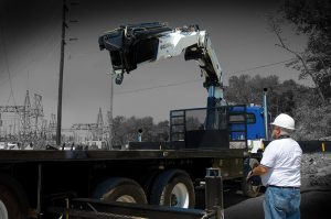 IMT Articulating Cranes are Key to Utility Construction Company’s Productivity